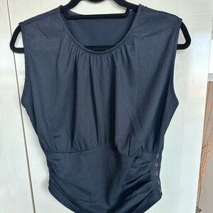 Casual or dressy Black Sleeveless Top